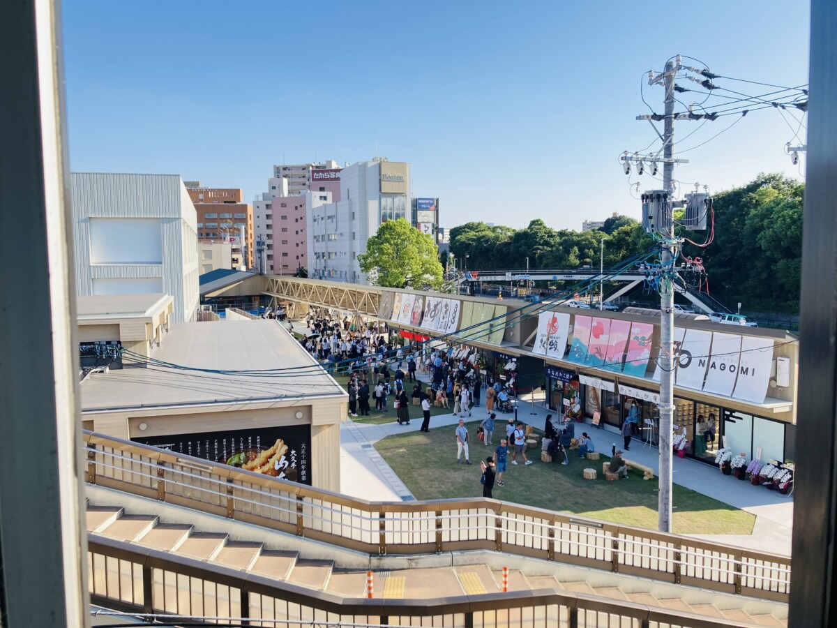 リアパーソナルジム熱田区_リア熱田店から撮影したあつたnagAya開業初日の画像